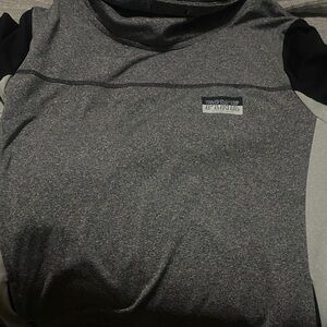 PINK Victoria's Secret Gray and Black Crew Neck Sweater! Never worn.